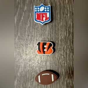NFL Cincinnati Bengals Football Croc Charm Jibbitz